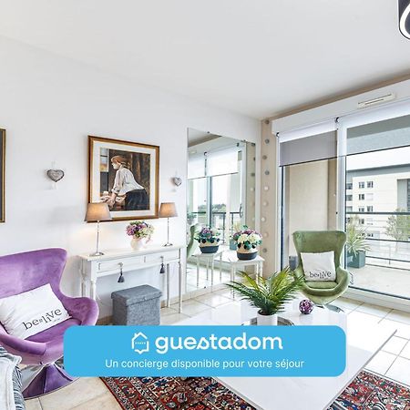 Ferienwohnung L'Aragon Wifi Balcon Vue La Maine Angers Exterior foto